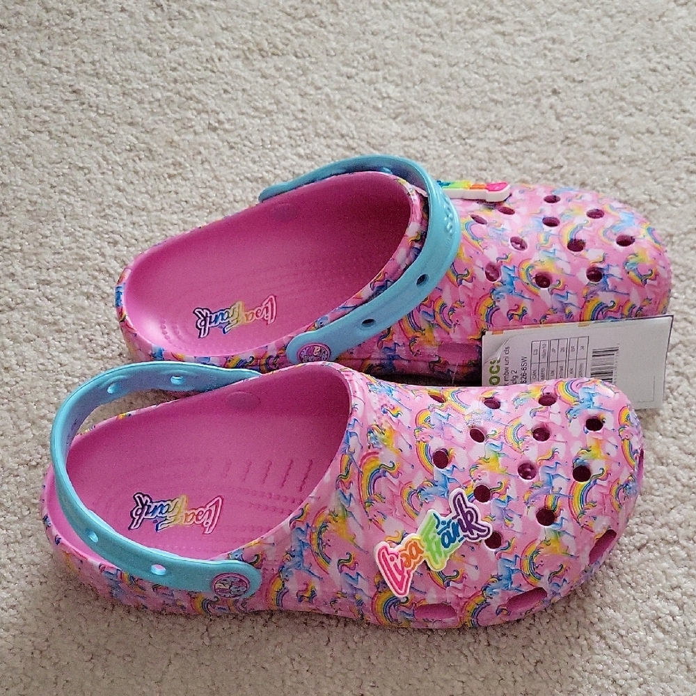 Lisa Frank Crocs Womens Rainbow Unicorn - Picture 5 of 6